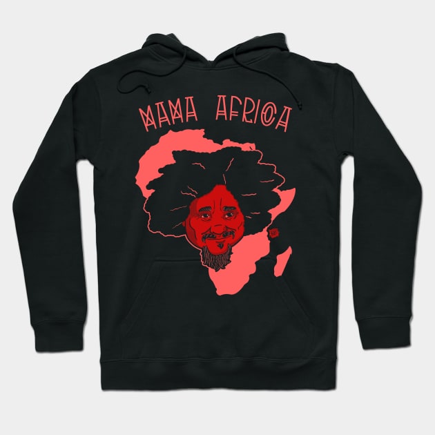 MAMA AFRICA Hoodie by Vallegrito